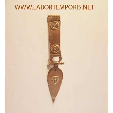Roman belt strap-end